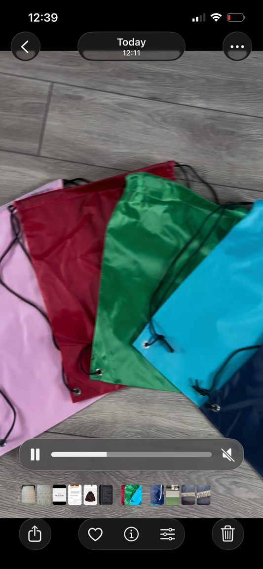 Personalised Kids PE Bag | Back to School Drawstring Bag