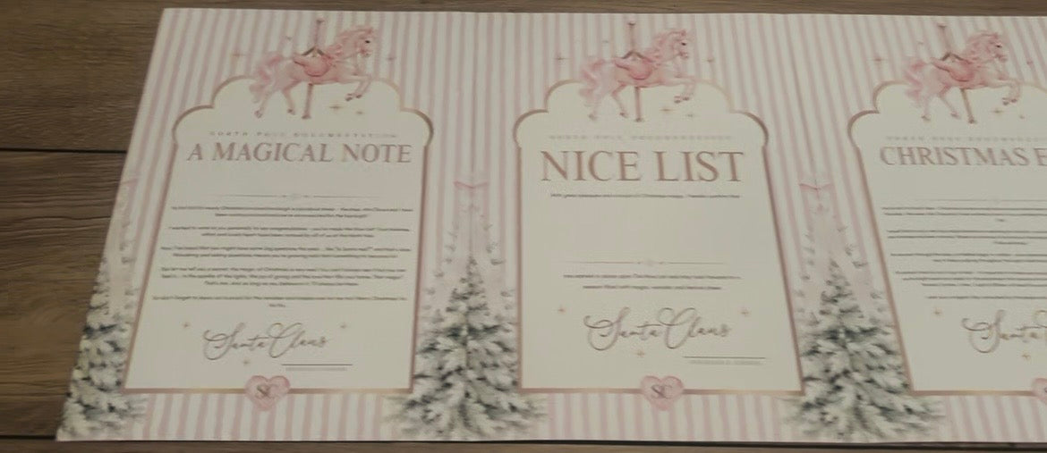 Personalised Christmas Letter Sets – £3 Tester Offer