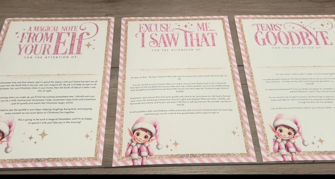 Personalised Christmas Letter Sets – £3 Tester Offer