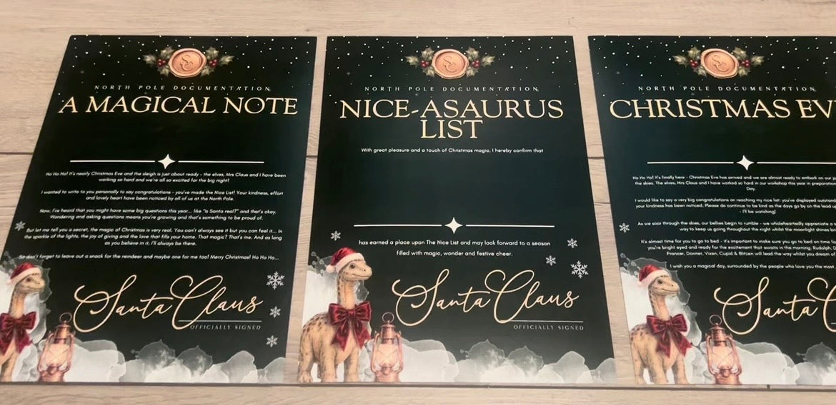 Personalised Christmas Letter Sets – £3 Tester Offer