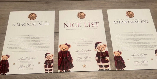 Personalised Christmas Letter Sets – £3 Tester Offer