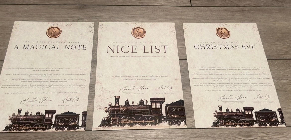 Personalised Christmas Letter Sets – £3 Tester Offer