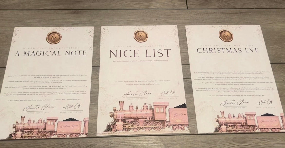 Personalised Christmas Letter Sets – £3 Tester Offer