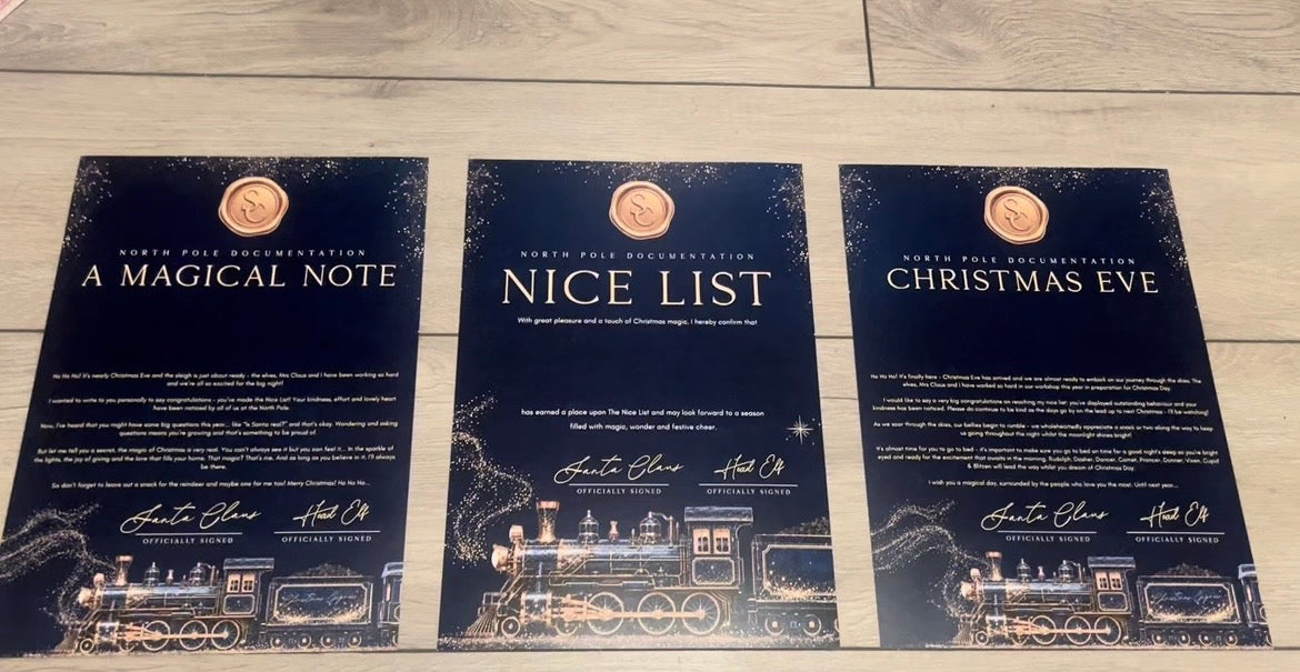 Personalised Christmas Letter Sets – £3 Tester Offer