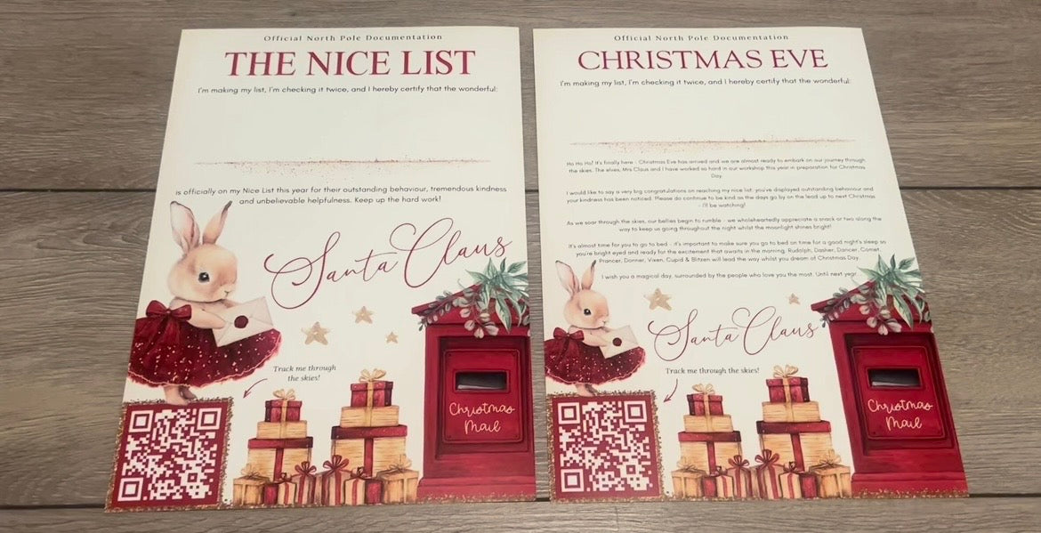 Personalised Christmas Letter Sets – £3 Tester Offer