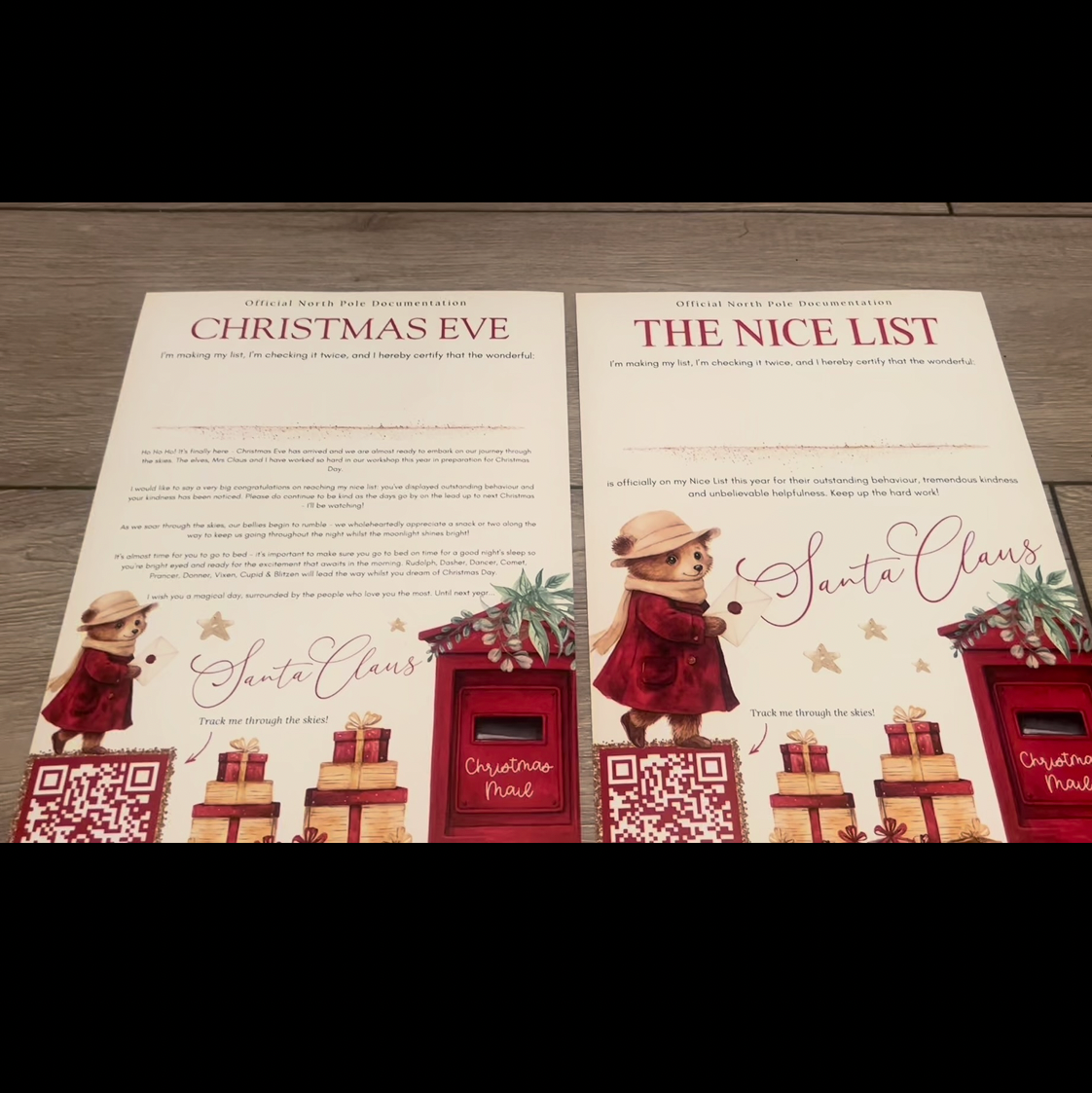 Personalised Christmas Letter Sets – £3 Tester Offer