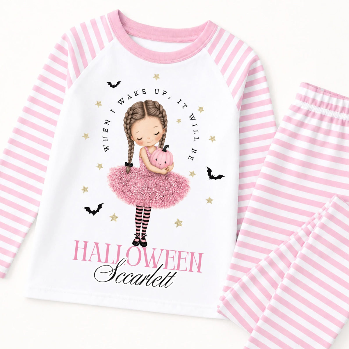 Personalised Halloween Pyjamas | Kids Halloween PJs