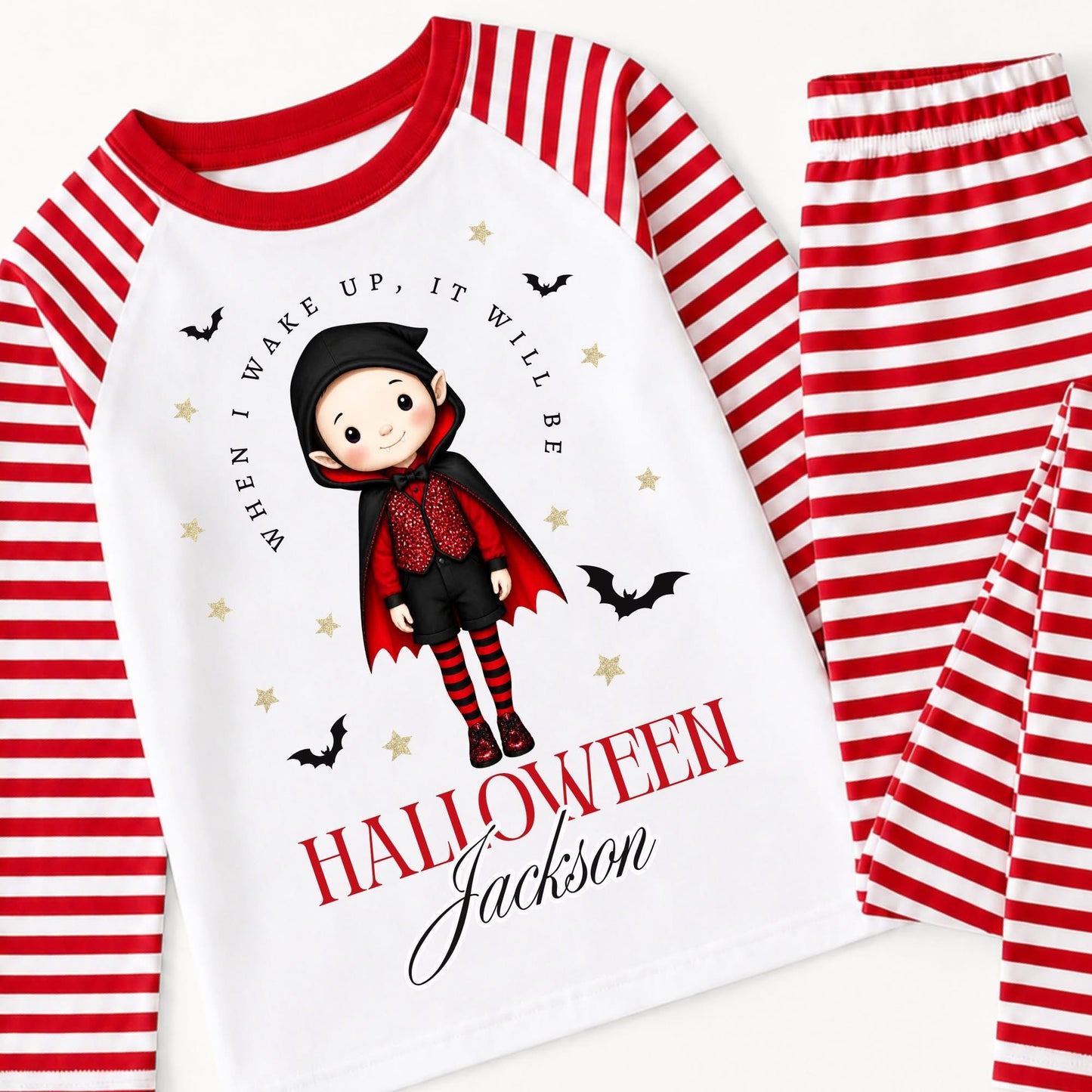 Personalised Halloween Pyjamas | Kids Halloween PJs